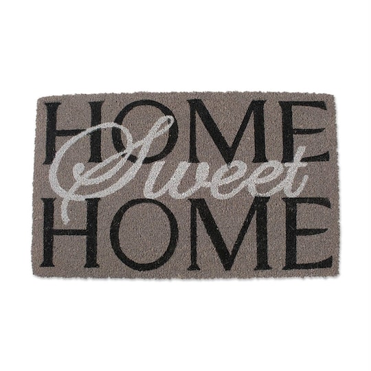 DII® J&M Home Sweet Home Vinyl Back Coir Doormat